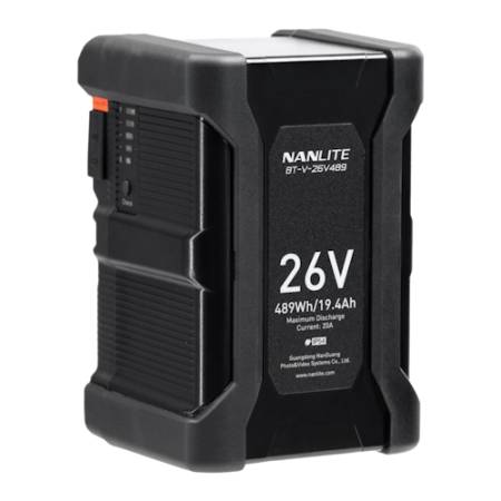 NanLite BT-V-26V489 - akumulator V-mount, 26V, 489WH_2