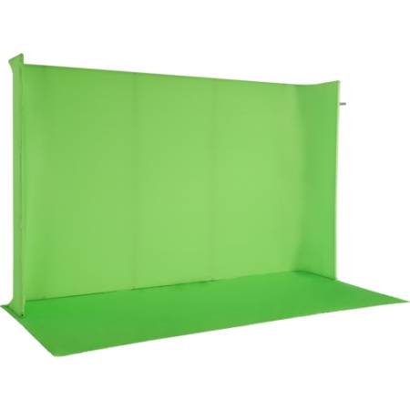 Nanlite LG-3522U U-Frame Green Screen Kit - zestaw, zielone tło materiałowe 350x220cm, stelaż u-kształtny