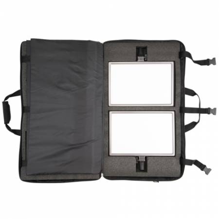 Nanlite LumiPad 25 Bi-Color KIT - zestaw, 2x lampa diodowa LED + statywy + torba