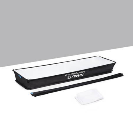 Nanlite SB-PS240CL-Q - modyfikator światła, softbox z gridem do lampy PavoSlim 240CL (Quick-Release) - zawartość