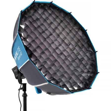 Nanlite Rapid 60 (SB-RP60, SB-FM-RP60) - okrągły softbox paraboliczny + grid plaster miodu, FM Mount, 60cm