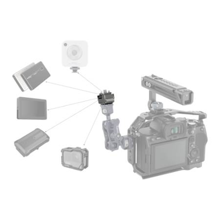 SmallRig 4491 - zestaw, mocowanie NATO na płytkę szybkozłączkę HawkLock H21_4