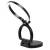 Nanlite Lumo (Polar Black) - pierścieniowa mini lampa LED, z uchwytem na smartfon, 3200-5600K