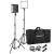 Nanlite LumiPad 25 Bi-Color KIT - zestaw, 2x lampa diodowa LED + statywy + torba