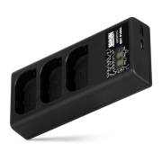 Newell CD-USB-C - ładowarka trzykanałowa CD-USB-C do akumulatorów LP-E6 do Canon