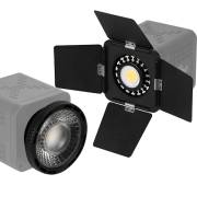 Newell NL5277 - zestaw, wrota + soczewka skupiająca do lampy Tara, Mini Bowens - przykład użycia