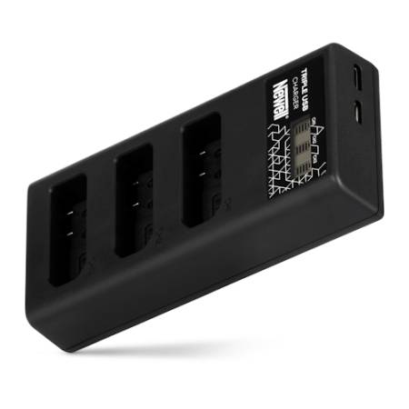 Newell CD-USB-C - ładowarka trzykanałowa CD-USB-C do akumulatorów EN-EL14 do Nikon, NL4978