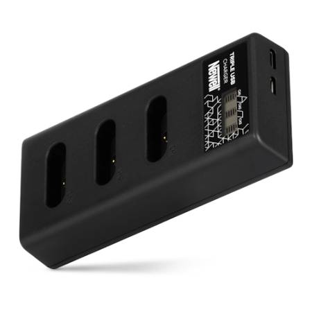 Newell CD-USB-C - ładowarka trzykanałowa CD-USB-C do akumulatorów NP-BX1 do Sony, NL4979