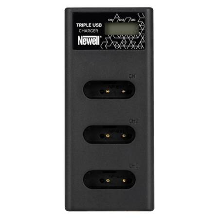 Newell CD-USB-C - ładowarka trzykanałowa CD-USB-C do akumulatorów NP-BX1 do Sony, NL4979