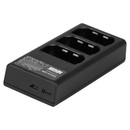 Newell CD-USB-C - ładowarka trzykanałowa CD-USB-C do akumulatorów LP-E6 do Canon