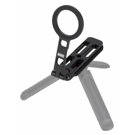 Newell M-Stand - mini statyw, uchwyt do smartfona, magnetyczny MagSafe (funkcja ArcaSwiss) - przykład użycia