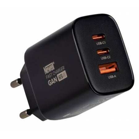 Newell NL5274 - ładowarka sieciowa GaN 65W, 2x USB-C, USB-A
