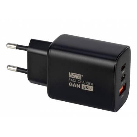 Newell NL5274 - ładowarka sieciowa GaN 65W, 2x USB-C, USB-A - bok ładowarki