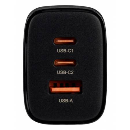 Newell NL5274 - ładowarka sieciowa GaN 65W, 2x USB-C, USB-A - wejścia USB-C i USB-A