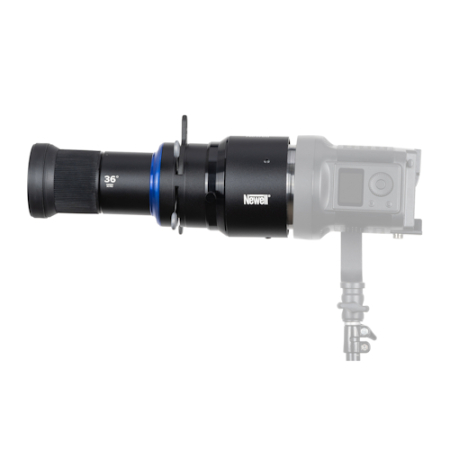 Newell Perseo-36 Pro - strumienica optyczna + 5x kolorowy filtr, 29x filtr GOBO (300W, Bowens) - przykład użycia