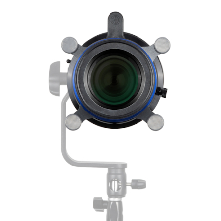Newell Perseo-36 Pro - strumienica optyczna + 5x kolorowy filtr, 29x filtr GOBO (300W, Bowens) - przykład użycia