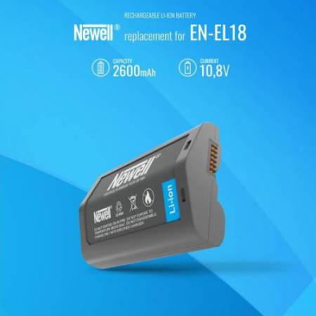 Newell EN-EL18 - akumulator, zamiennik do Nikon, 2600mAh