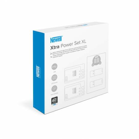 Newell Xtra Power Set XL - zestaw, ładowarka dwukanałowa DL-USB-C, 2x aku. NP-BX1 do Sony
