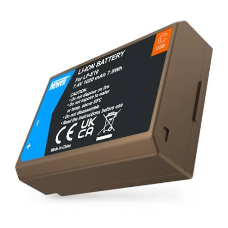 Newell LP-E10 - akumulator, zamiennik do Canon, USB-C, 1020 mAh