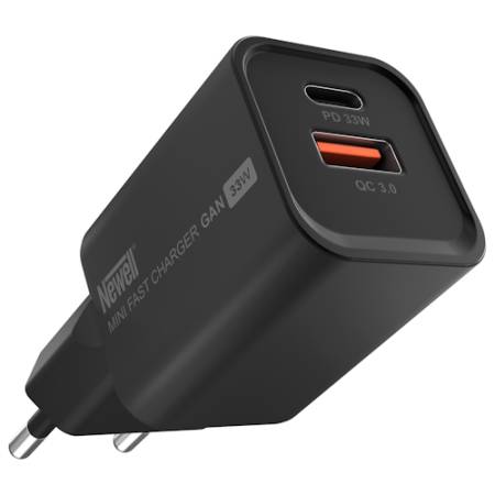 Newell GaN 33 W - ładowarka sieciowa, USB-A, USB-C, 33W_1