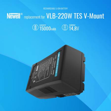 Newell VLB-220W TES - akumulator V-Mount, 15000mAh, 14.8V, 222Wh