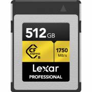 Lexar Professional CFexpress Type B - karta pamięci 512GB, R1750/W1000