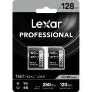 Lexar Professional 1667X SDXC UHS-II U3 (V60) - karta pamięci 128GB, R250/W120, 2pack