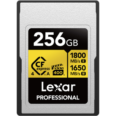 Lexar Professional GOLD CFexpress 4.0 Type A - karta pamięci 256GB, R1800/W1650