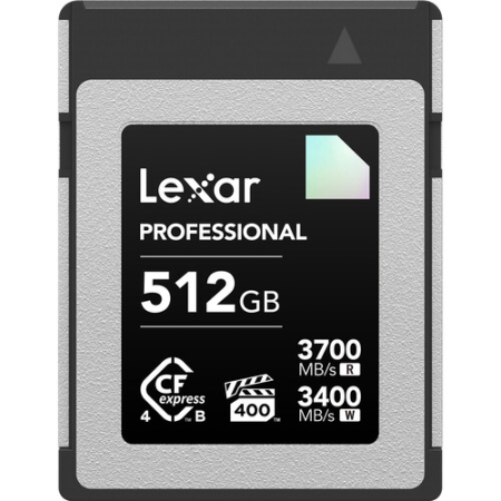 Lexar Professional CFexpress 4.0 Type B Diamond - karta pamięci 512GB (R3700/W3400, PCIe 4.0, VPG400)