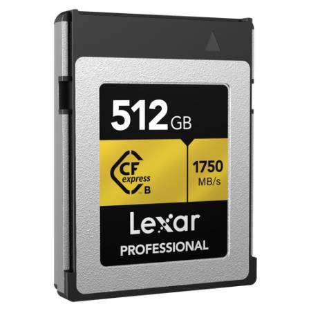 Lexar Professional CFexpress Type B GOLD - karta pamięci 512GB, R1750/W1500