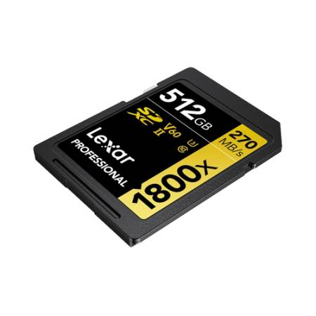 Lexar Professional 1800x SDXC UHS-II - karta pamięci 512GB, R270/W180