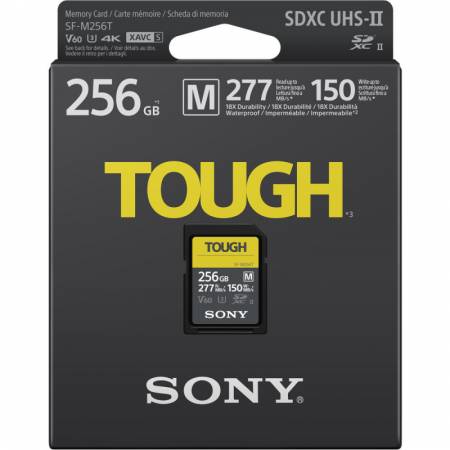 Sony SF-M256T - karta pamięci Tough SDXC 256GB UHS-II U3 V60 277MB/s