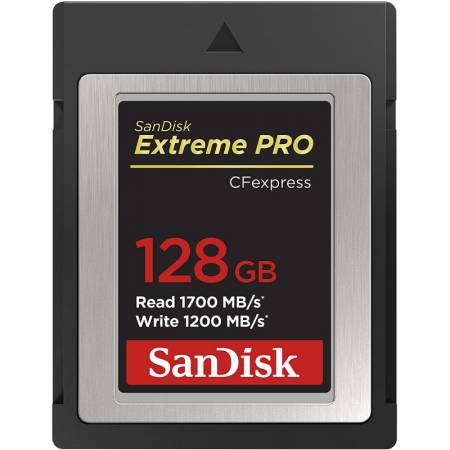 SanDisk SDCFE-128G-GN4NN - karta Extreme PRO CFexpress 128GB, R1700/W1200