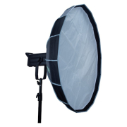 PATONA 4249 Premium - modyfikator światła, okrągły softbox Beauty-Dish z reflektorem 105cm (Quick Set-Up, Speedring)