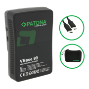 PATONA 9419 Premium VBase 99 - akumulator V-Mount (PD100, 99Wh, USB-C, USB-A, D-Tap)