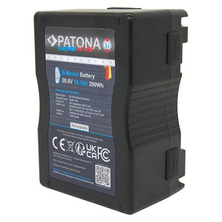 PATONA 1275 Platinum - akumulator B-Mount, 2x D-Tap 16V (PD60W, 290Wh, USB-C, USB-A)