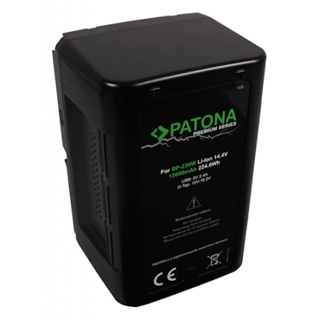 PATONA 1329 Premium - zamiennik, akumulator V-Mount do kamer Sony BP230W/DSR/250P/600P/650P/652P (225Wh)