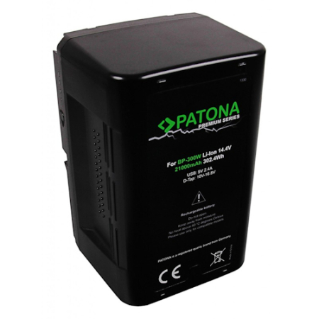PATONA 1330 Premium - zamiennik, akumulator V-Mount do Sony DSR-250P/600P/650P/652P/HDW-800P/PDW-850 (BP300W, 302Wh)