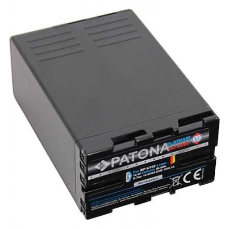 PATONA 1341 Platinum - zamiennik, akumulator BP-U100 do kamer Sony (2x D-TAP, USB)