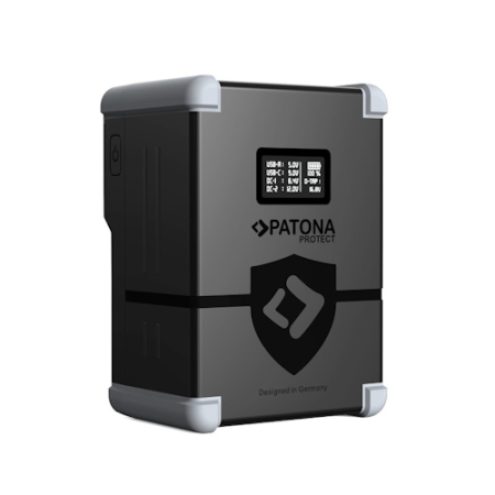 PATONA 13855 Protect - zamiennik, akumulator V-Mount do kamer Sony (V99-PD100, 99Wh, D-Tap, USB-C, USB-A, 2x DC-out, wyś