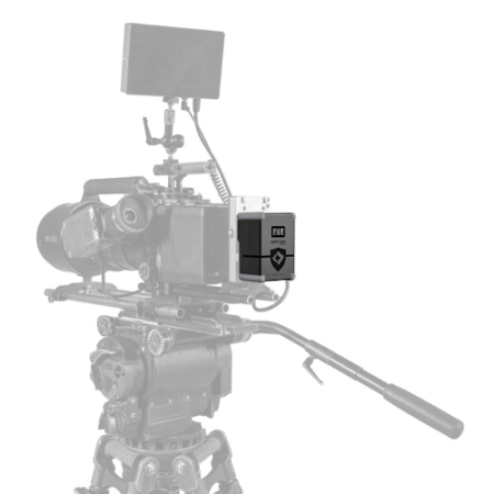PATONA 13875 Protect - zamiennik, akumulator V-Mount do kamer Sony (V200-PD100, 198Wh, D-Tap, USB-C, USB-A, 2x DC-out, OLED) - przykład użycia