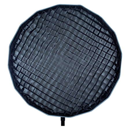 PATONA 4249 Premium - modyfikator światła, okrągły softbox Beauty-Dish z reflektorem 105cm (Quick Set-Up, Speedring) - plaster miodu