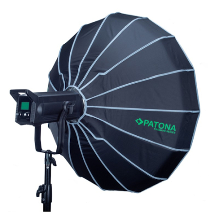 PATONA 4249 Premium - modyfikator światła, okrągły softbox Beauty-Dish z reflektorem 105cm (Quick Set-Up, Speedring)