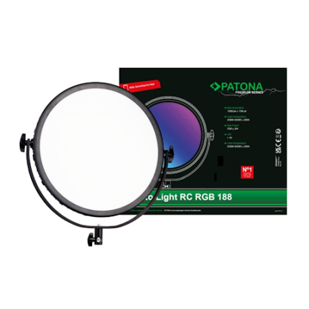 PATONA 4283 Premium RGB-188APC - okrągły panel, lampa LED (2500-8500K, RGBWW, 70W, sterowanie przez aplikację)