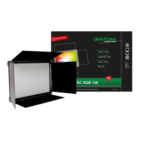 PATONA 4284 Premium RGB-128A - panel, lampa LED z wrotami (2500-8500K, RGBWW, 50W, sterowanie z aplikacji)