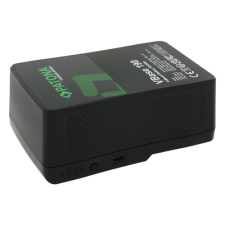 PATONA 9418 Premium Vbase 190 - akumulator V-Mount (PD100, 190Wh, USB-C, USB-A, D-Tap) - mocowanie