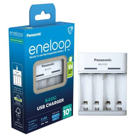 Panasonic Eneloop BQ-CC61USB - ładowarka do akumulatorków AA / AAA pod złącze USB