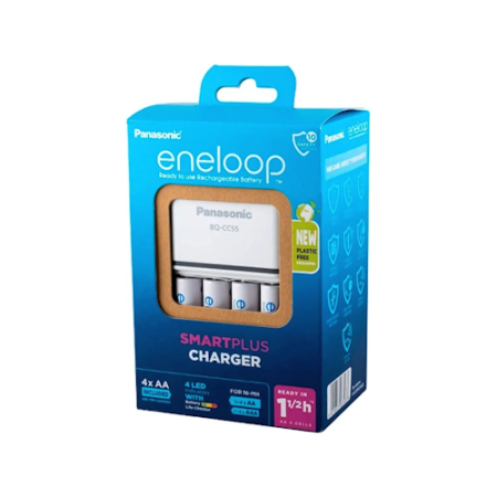 Panasonic Eneloop K-KJ55MCD40E - zestaw, ładowarka BQ-CC55E + 4x akumulator BK-3MCDE/4BE 2000mAh