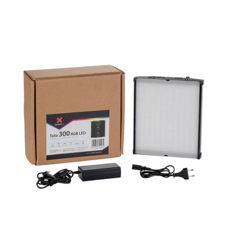 Quadralite Talia 300 RGB - lampa diodowa, panel LED, 3000-6500K