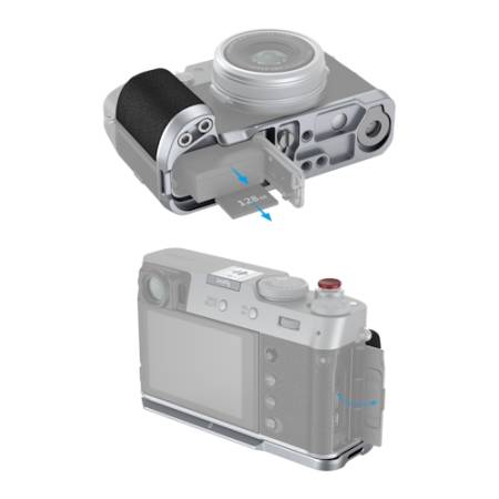 SmallRig 4555 - płytka montażowa L-kształtna do FujiFilm X100VI/X100V, srebrna_4